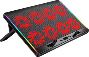 Podstawka chłodząca Mobilari PODSTAWKA CHŁODZĄCA POD LAPTOP-A 12-17' 8xVENT LED 1