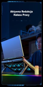 Podstawka chłodząca Mobilari PODSTAWKA CHŁODZĄCA POD LAPTOP-A 12-17' 8xVENT LED 6