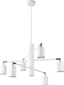 Lampa sufitowa Sollux Lighting SOLLUX Żyrandol LEMMI 6 biały 6 x GU10 SL.1206 1