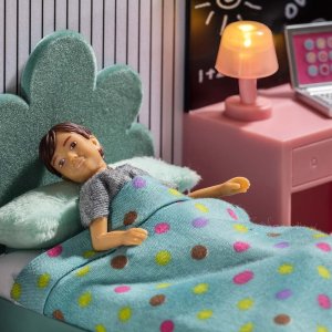Micki Zestaw do Pokoju dla Młodzieży do domku dla lalek Lundby 5