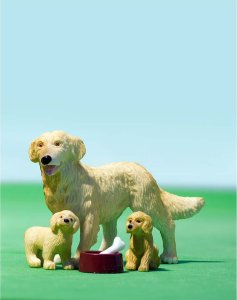 Micki Rodzina Psów do domku dla lalek Lundby 2