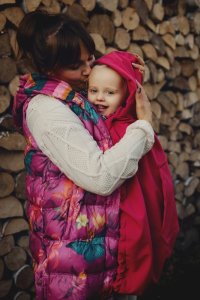 Little Frog Osłonka Softshell na nosidełko Litle Frog -Magenta U 4