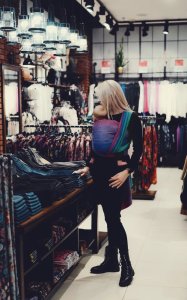 Little Frog Chusta tkana Little Frog - Tencel Aurora Cube 7 (5.2 m.) 3