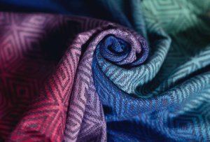 Little Frog Chusta tkana Little Frog - Tencel Aurora Cube 7 (5.2 m.) 9