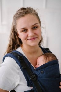 Kavka Nosidło Kavka MultiAge: Space Linen 2024 Regulowane 4