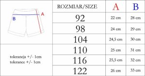 NICOL Krótkie spodenki bawełniane dla chłopca niebieskie muślin 116 3