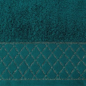 Eurofirany RĘCZNIK LAYLA (06) 70 X 140 CM CIEMNOTURKUSOWY 3