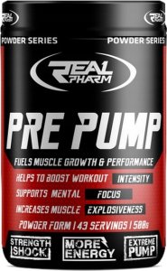 Real Pharm REAL PHARM PRE PUMP PROSZEK 500G - Porzeczka-cytryna 1