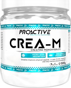 ProActive PROACTIVE CREA-M KREATYNA PROSZEK 500G - Naturalny 1