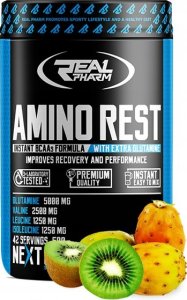 Real Pharm REAL PHARM AMINO REST PROSZEK 500G - Jabłko-rabarbar 1