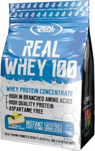 Real Pharm REAL PHARM REAL WHEY 100 KONCENTRAT BIAŁKA PROSZEK 2000G - Wanilia-gruszka 4