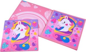 Jokomisiada Książeczka Puzzle magnetyczne Jednorożec 40 ZA4269 6