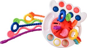 Jokomisiada Interaktywna zabawka sensoryczna 4w1 gryzak ZA4274 3