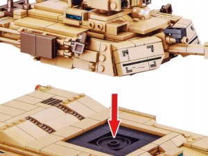 Jokomisiada Klocki techniczne zbuduj Czołg Miai 1235ele ZA4458 4