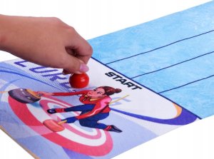 Jokomisiada Planszowa gra zręcznościowa Curling czajniki GR0612 3