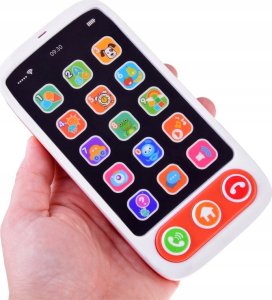 Jokomisiada Telefon smartfon dotykowy interaktywny dla malucha światła melodie ZA4660 2
