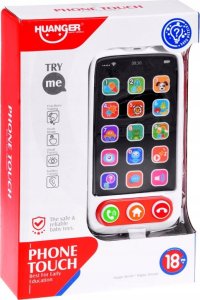 Jokomisiada Telefon smartfon dotykowy interaktywny dla malucha światła melodie ZA4660 8