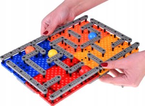 Jokomisiada Klocki tor labirynt dla kulek 193 ele gra zręcznościowa ZA4695 5