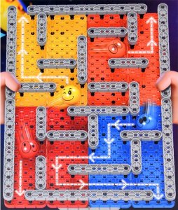 Jokomisiada Klocki tor labirynt dla kulek 193 ele gra zręcznościowa ZA4695 7