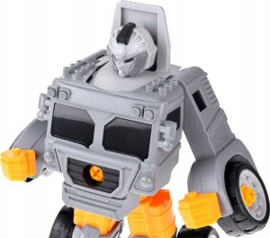 Jokomisiada Super pojazd budowlany auto-robot 2w1 Koparka ZA4704 A 2