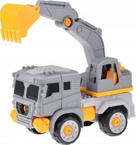 Jokomisiada Super pojazd budowlany auto-robot 2w1 Koparka ZA4704 A 3