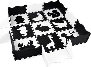 Jokomisiada Puzzle piankowe kontrastowa mata zwierzątka kształty ZA4783 6