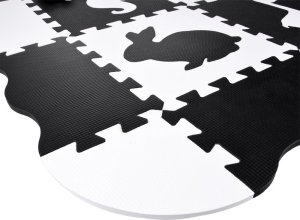 Jokomisiada Puzzle piankowe kontrastowa mata zwierzątka kształty ZA4783 8