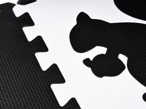 Jokomisiada Puzzle piankowe kontrastowa mata zwierzątka kształty ZA4783 10