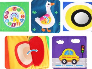 Jokomisiada Książeczka harmonijka sensoryczna kontrast ZA4798 6