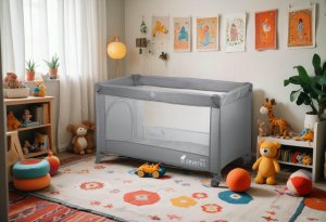 Severno Kids Łóżeczko turystyczne Honey Bunny składane + torba 13