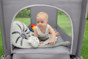 Severno Kids Łóżeczko turystyczne Honey Bunny składane + torba 3