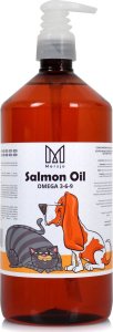 Mersjo Olej z łososia dla psa i kota 1000ml 2