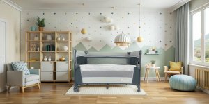 Severno Kids Łóżeczko turystyczne Overnight składane dostawne 3 poziomy + torba 10