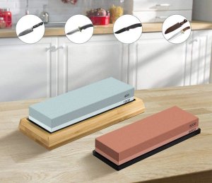 Severno Kamień wodny, ostrzałka, osełka - zestaw do ostrzenia noży 400/1000 3000/8000 9