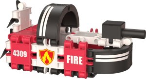 Clics Clics Wiaderko 8w1 127 el. - Klocki konstrukcyjne - Straż pożarna 4