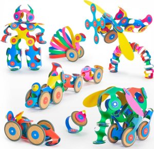 CLICFORMERS Klocki przestrzenne Clixo - Wheel Creator Pack  - 72 el. 2