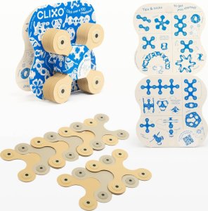 CLICFORMERS Klocki przestrzenne Clixo - Designer Pack - beżowo-szary - 9 el. 1