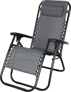 Abarqs Krzesło leżak grawitacyjny Szary 3