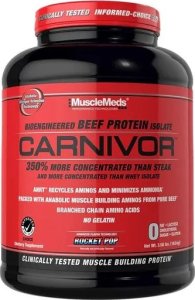 MUSCLE MEDS RX MuscleMeds - Carnivor, Odżywka Białkowa, Rocket Pop, Proszek, 1624g 1