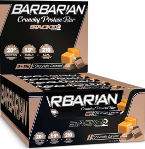 STACKER2 Stacker2 Europe - Baton Barbarian, Chocolate Caramel, 15 szt. x 55g 1