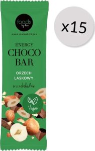 Levann Levann - Energy Choco Bar, Orzech Laskowy w Polewie Czekoladowej, 15 x 35g 1