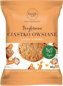 Levann Levann - Bezglutenowe Ciastko Owsiane Słony Karmel, 26 x 50g 1