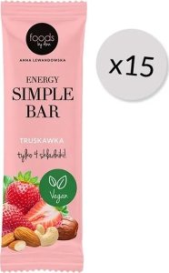 Levann Levann - Energy Simple Bar, Truskawka, 15 x 35g 1