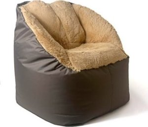 Go Gift Pufa worek sako FLUFFY brąz XXL 140x90 1