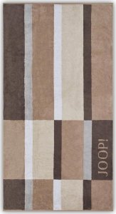 Joop! Ręcznik frotte 50x100 cm Shades Checked 1688-33 piaskowy 1