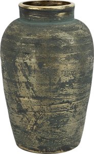 Art-Pol Wazon ceramiczny 31cm niebiesko-złoty AP171368 1