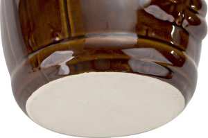 Chomik Beczka ceramiczna na ogórki 3,5 L brązowa 5