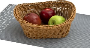 Chomik Koszyk owalny 25x16x11 cm jasny brąz 7827 5