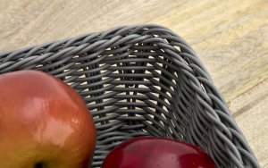 Chomik Koszyk pleciony 22x15,5x7 cm szary 7803 4