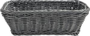 Chomik Koszyk pleciony 22x15,5x7 cm szary 7803 6
